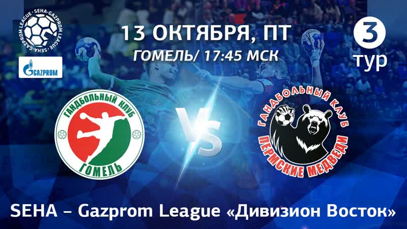 Seha – gazprom league «дивизион восток» 3 тур гк «гомель» гк «пермские медведи» 13 октября 2023