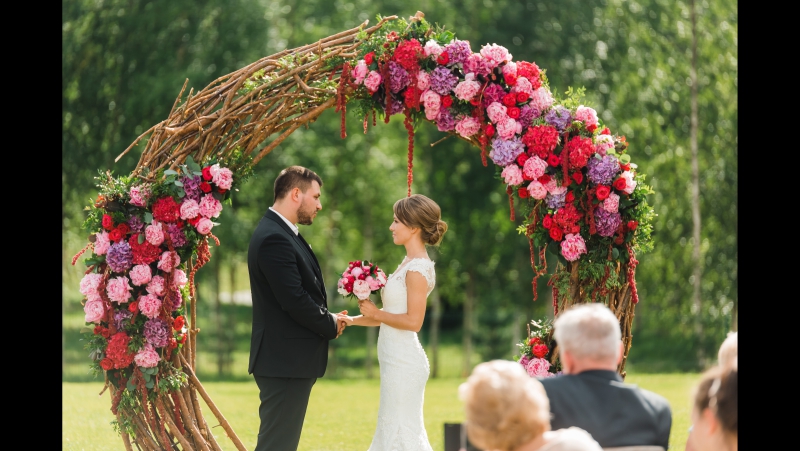Идеальная свадьба елизаветы и никиты в парк отеле levada