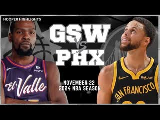 Golden state warriors vs phoenix suns full game highlights nov 22 2024 nba season