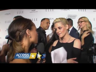 Kristen stewart, lupita nyongo, felicty jones elle wih