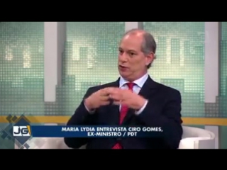 Entrevista ciro gomes maria lydia 31/05/2016