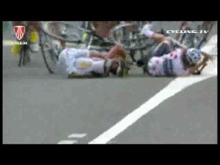 Mark cavendish crash tour de suisse stage 4 2010