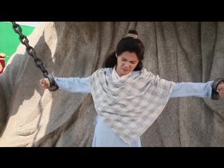 Luhan @ 170411 fighter of the destiny bts