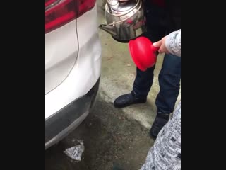 How to fix a dent in a car