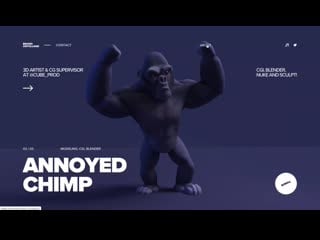 Site card for 3d artist & cg supervisor bruno ortolland