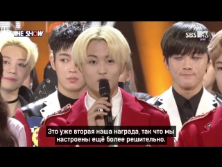 170221 nct dream 2nd win + encore "my first and last" @ the show