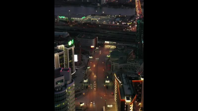 Небольшой кусочек вечернего новосибирска