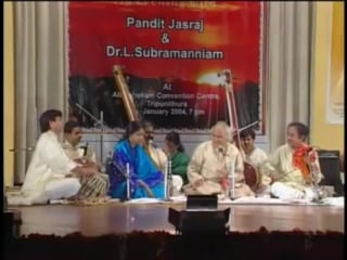 Pandit jasraj, dr l subramanniam and kavita krishnamurti