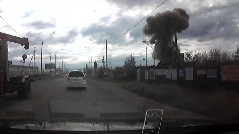 Взрыв ракеты с 200 в чите