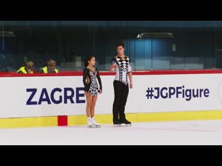 Diana mukhametzianova / ilya mironov | pairs free skating | zagreb 2019