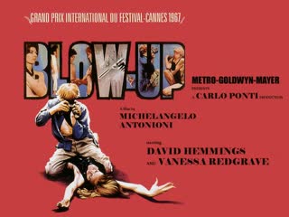 Blow up (1966) david hemmings, vanessa redgrave, sarah miles