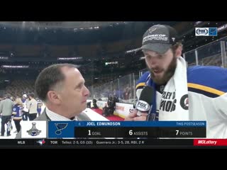 Joel edmundson on stlblues bouncing back after game 6 chief came into the dressing room and said, well go to boston and win the