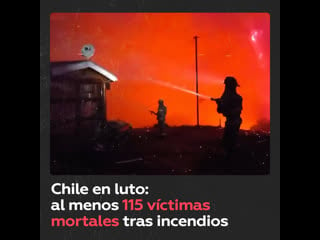 Luto en chile por las víctimas mortales tras incendios forestales