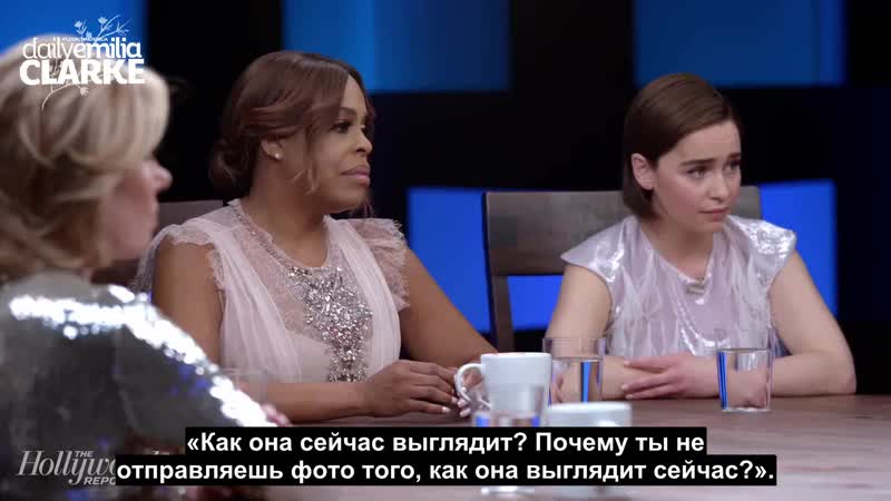 Круглый стол thr эмилия кларк, патрисия аркетт, данай гурира, мишель уильямс, кристин барански и ниси нэш