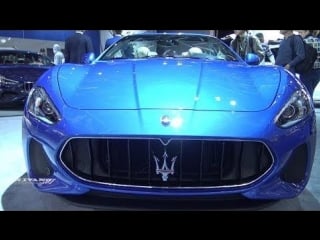 2018 maserati gran turismo convertible 4 7 exterior and interior walkaround