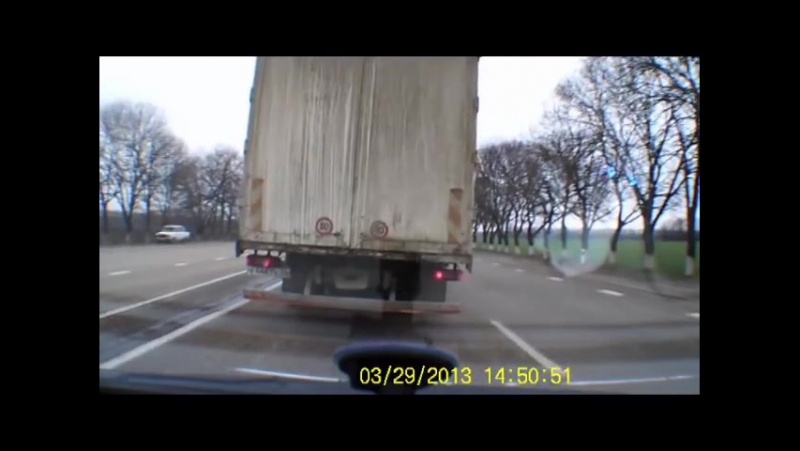 Дальнобольщики мстят (огого видео)