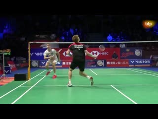 Bdminton danisa denmark open final individual masculina gemke antonsen