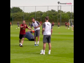 Nine days to go until our first game of pre season and the boys are being put through their paces at colney