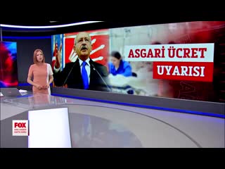 0007 asgari ücret uyarısı 1 aralık 2019 gülbin tosun ile fox ana haber hafta sonu