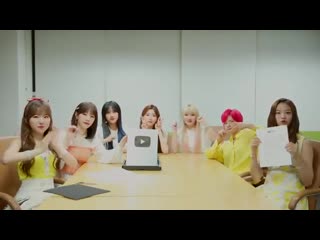 190916 [#gwsn now] unboxing sliver play button💥 @ sns