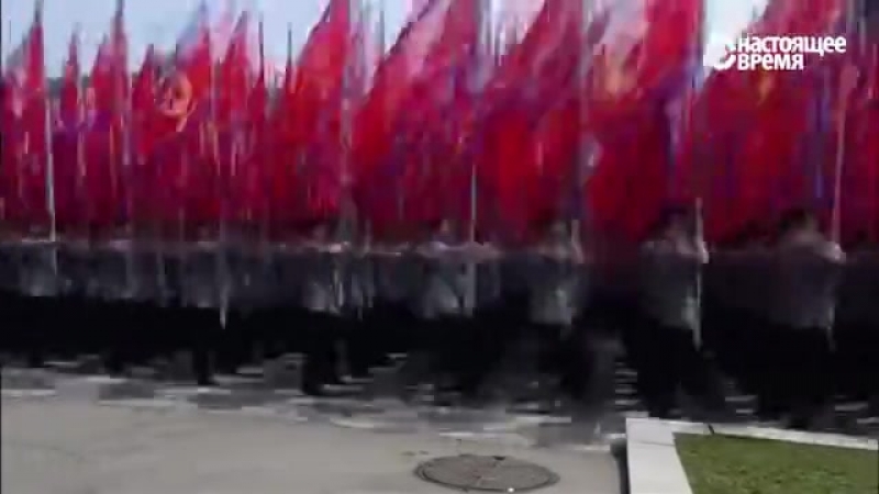 Адна хвіліна з жыцьця паўночнай карэі паводле дзяржаўнага тэлеканалу