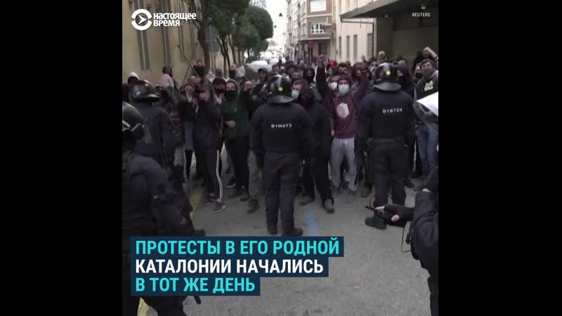 В испании тысячи людей вышли на протесты в поддержку рэпера пабло хаселя