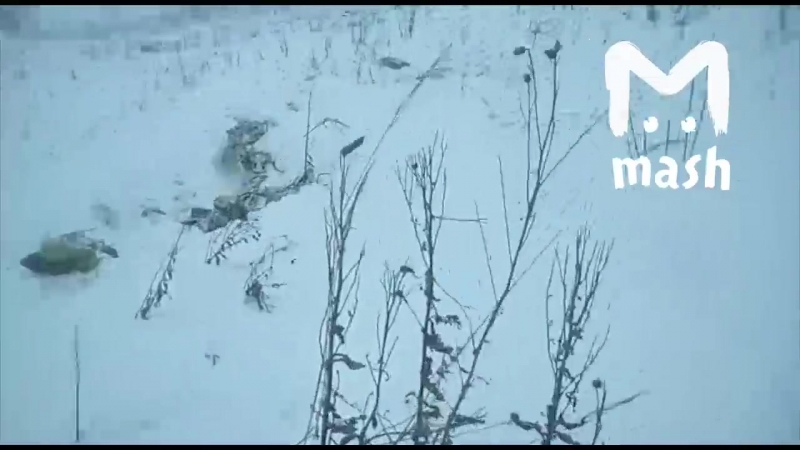 Видео с места крушения самолета ан 148