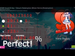 Koan sound & asa tetsuo's redemption (billain remix) [redemption] fc ss