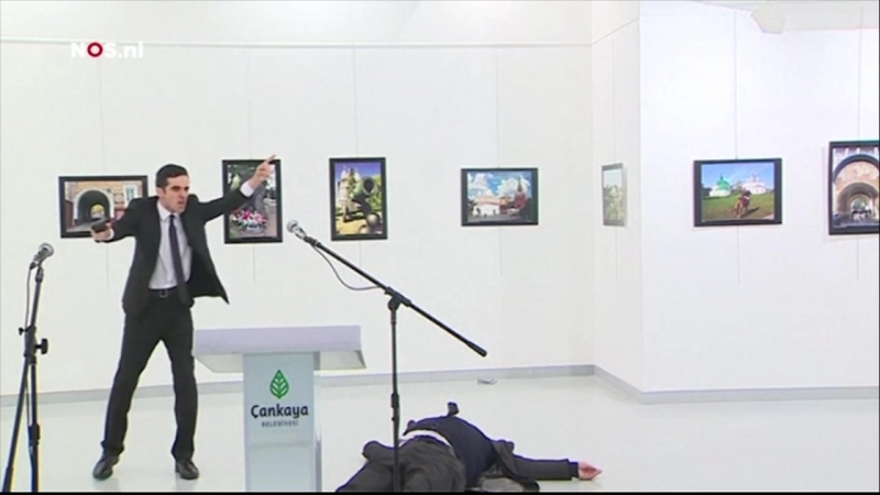 Attentat auf russischen botschafter in #ankara #türkei