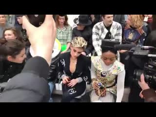 Kristen stewart and janelle monáe,yes thank you id like some more