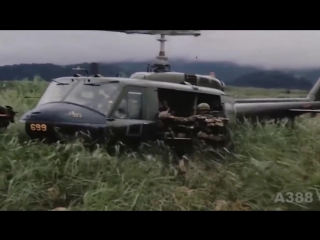 Uh 1 “huey“ helicopter in vietnam rolling stones “gimme shelter“ hd