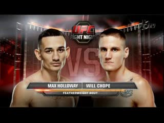 Холлоуэй уничтожает ufc fn 34 max holloway vs will chope