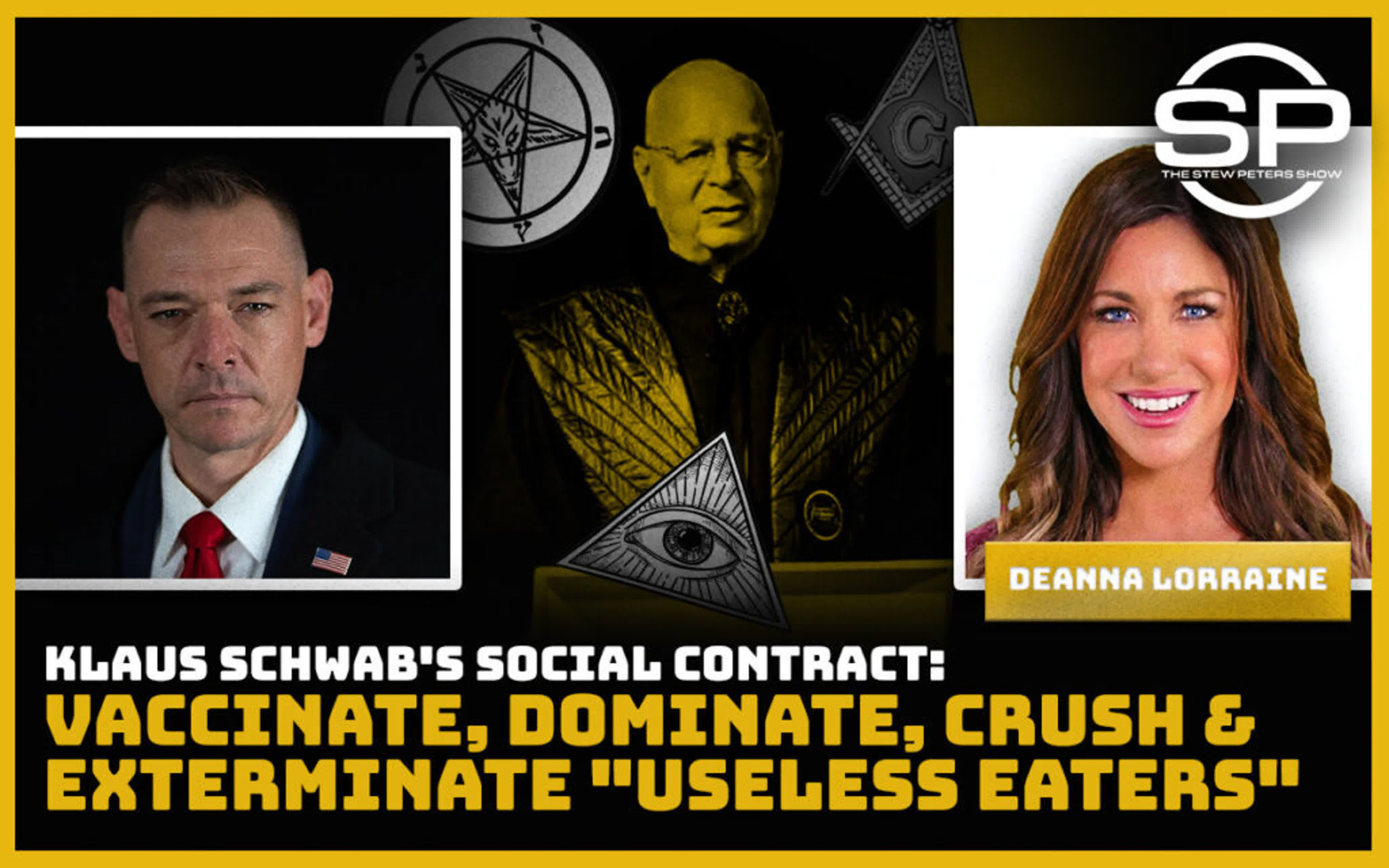 Klaus schwab’s social contract vaccinate, dominate, crush & exterminate  “useless eaters”