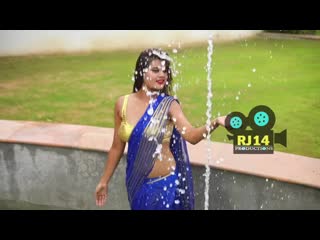 Mehak blue saree rj14 productions