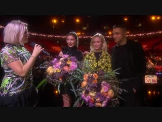 Första vinnarintervjun med malou prytz och hanna ferm with liamoo (melodifestivalen )