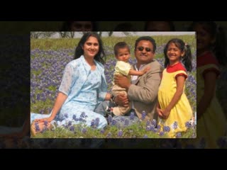 Meenakshi seshadri family with husband, daughter, son and brother photos