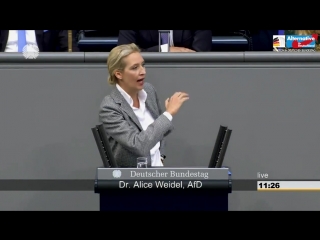 Alice weidel im bundestag heute super genial!!!