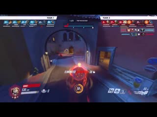 Таран уничтожает райнхардта (by ball overwatch)