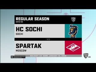 Khl regular season hc sochi spartak