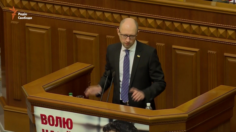 «захват» барни і реакція яценюка (відео)