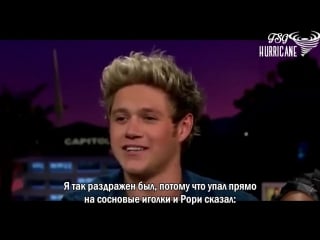 One direction | james corden full interview [rus sub]