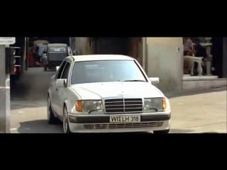 Mercedes w124 500e scenes from taxi movie