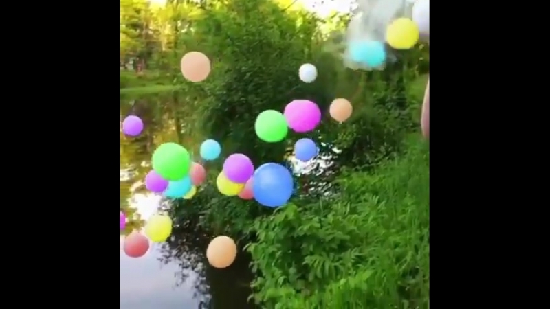 Разноцветные пузыри