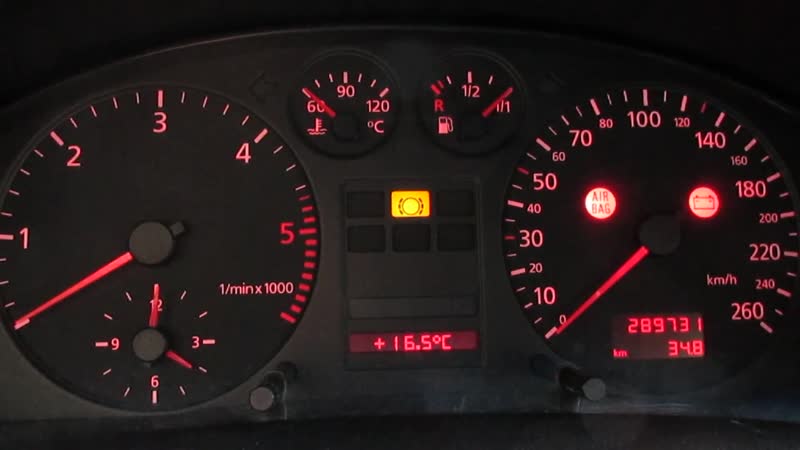 Audi а6с5 как отключить индикатор износа тормозных колодок