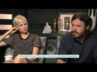 Мишель уильямс и кейси аффлек на шоу "твое утро" | michelle williams and casey affleck