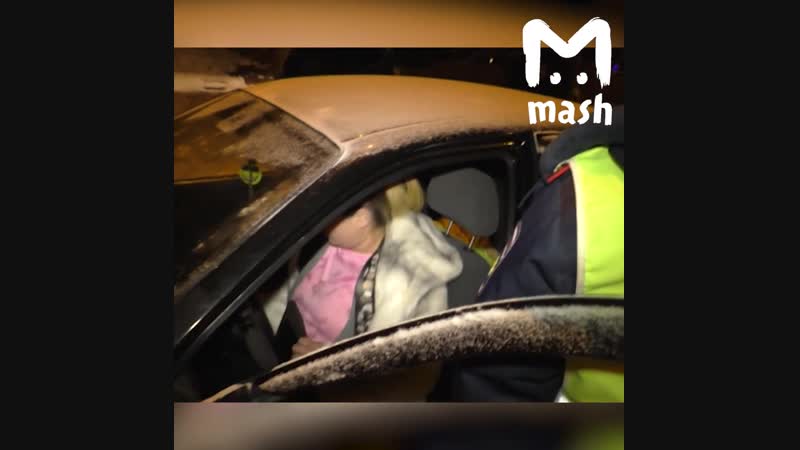 В кирове задержали подвыпившую мадам на авто