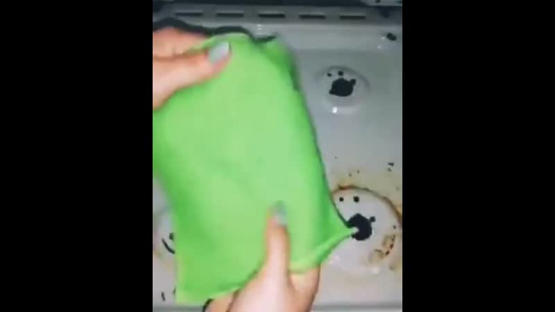 Салфетка для мытья посуды и паста мистик творят чудеса!