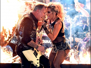 Lady gaga metallica live at 2017 grammys
