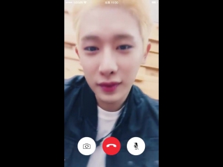 [170331] videocall wonho “ you are so beautiful “