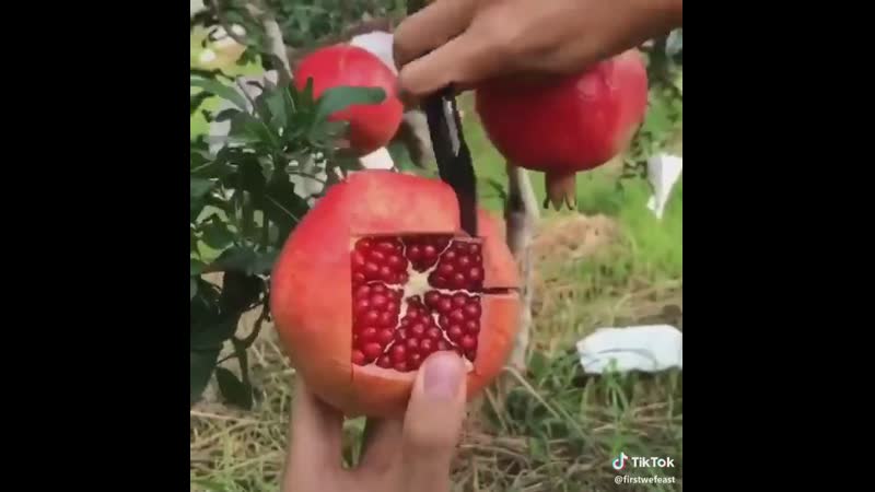 Быстренько очищаем гранат 🤩